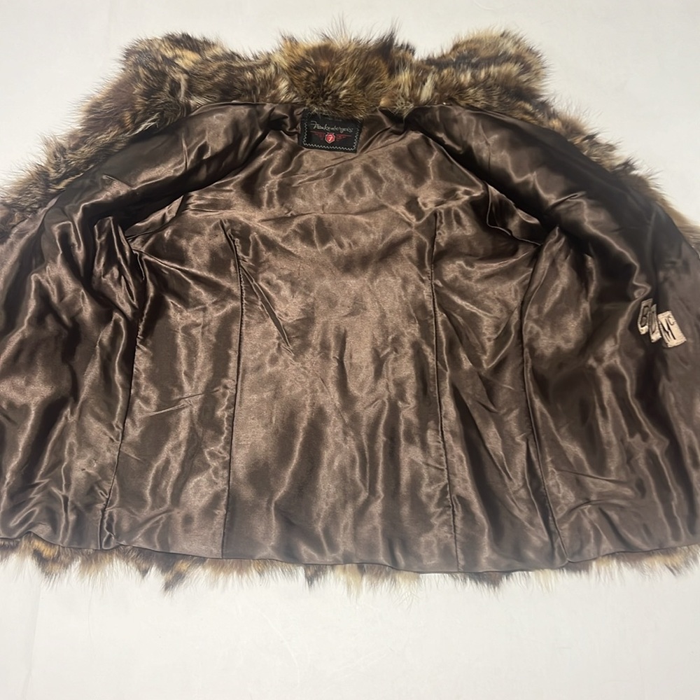 Genuine Fur Bomber Style Coat Size Small Medium Vintage Frankenberger’s - Picture 13 of 17